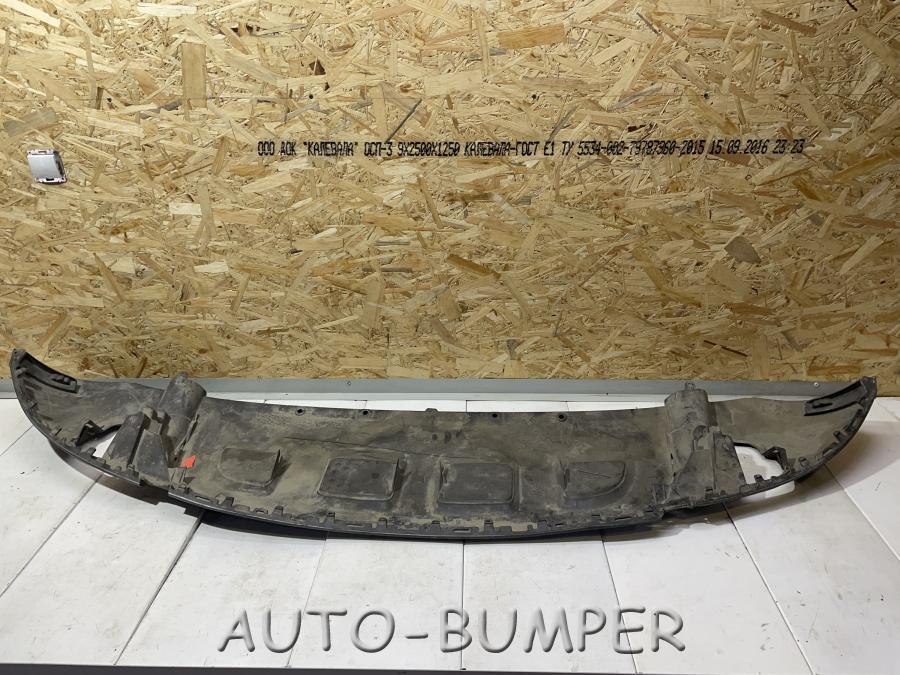Volkswagen Touareg 2007- Спойлер переднего бампера  7L6807061AC